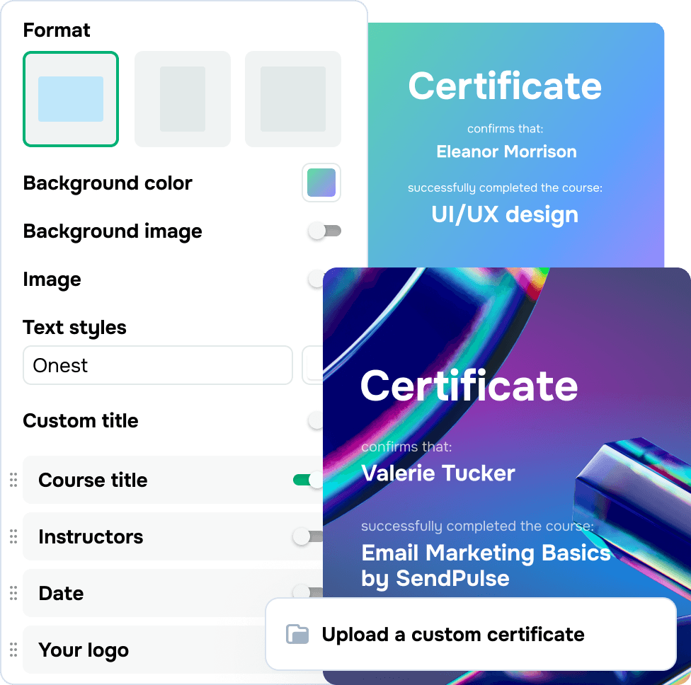 Remettez des certificats pour booster la motivation