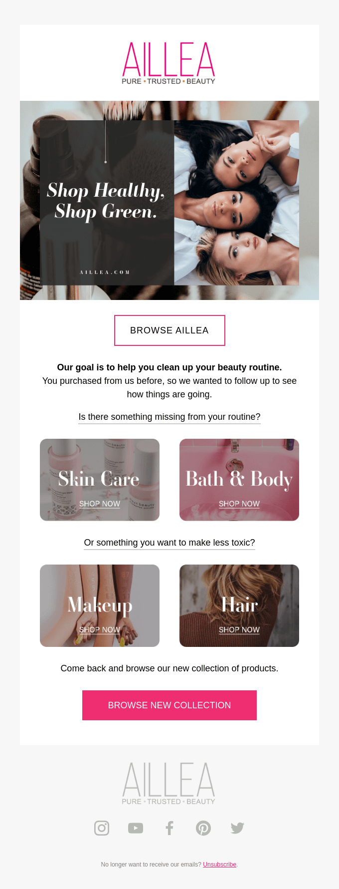 A re-engagement email