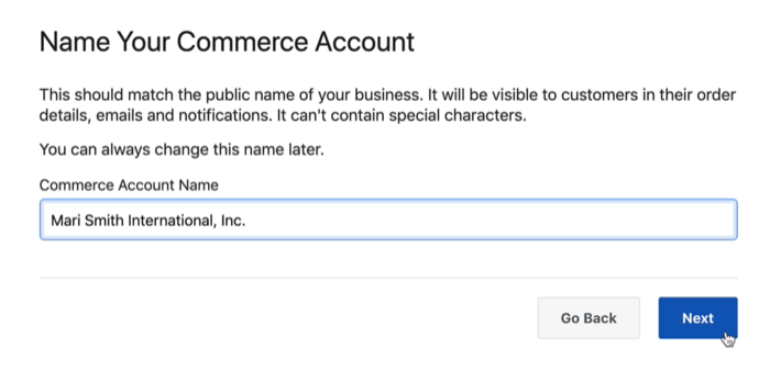 Account naming Account naming