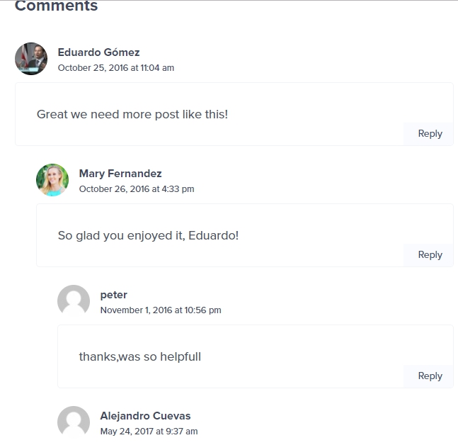 Comments Comments