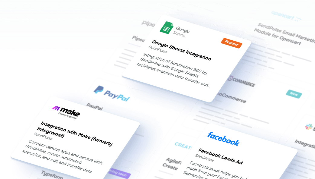 Laissez-vous inspirer par nos applications et intégrations existantes