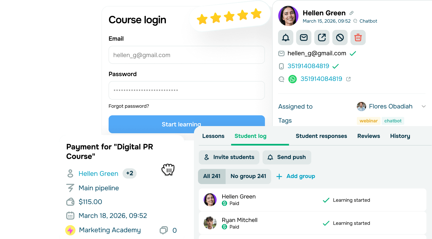 Outil de création de cours en ligne