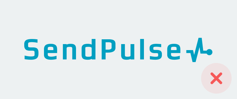 logo sendpulse incorrect