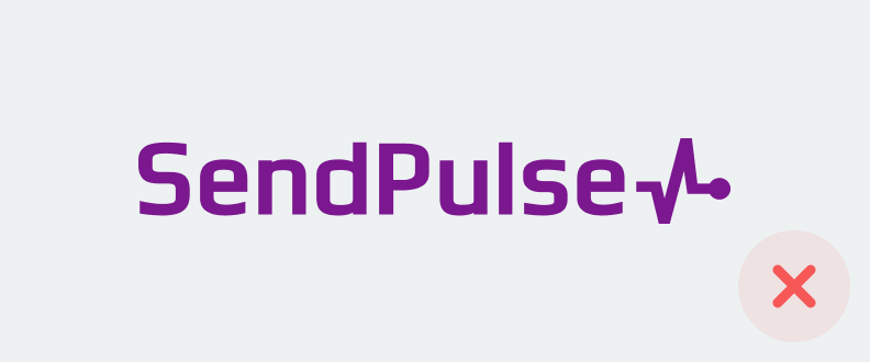 logo sendpulse incorrect