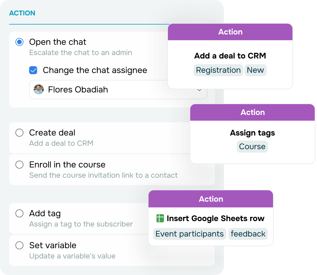 Sondages et feedback directement dans le fil de discussion