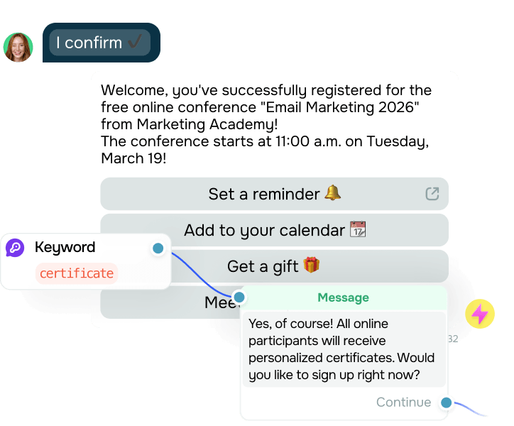 Chatbot Telegram dédié au marketing