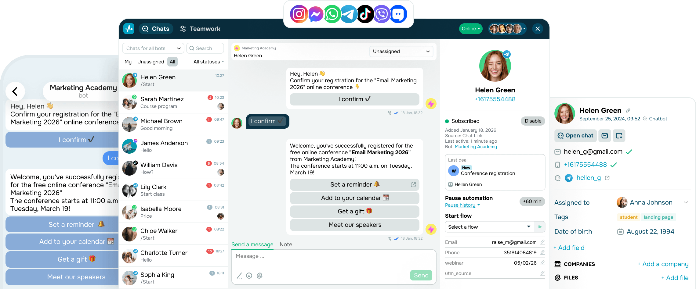 Allez à la rencontre de votre clientèle sur plusieurs plateformes à la fois