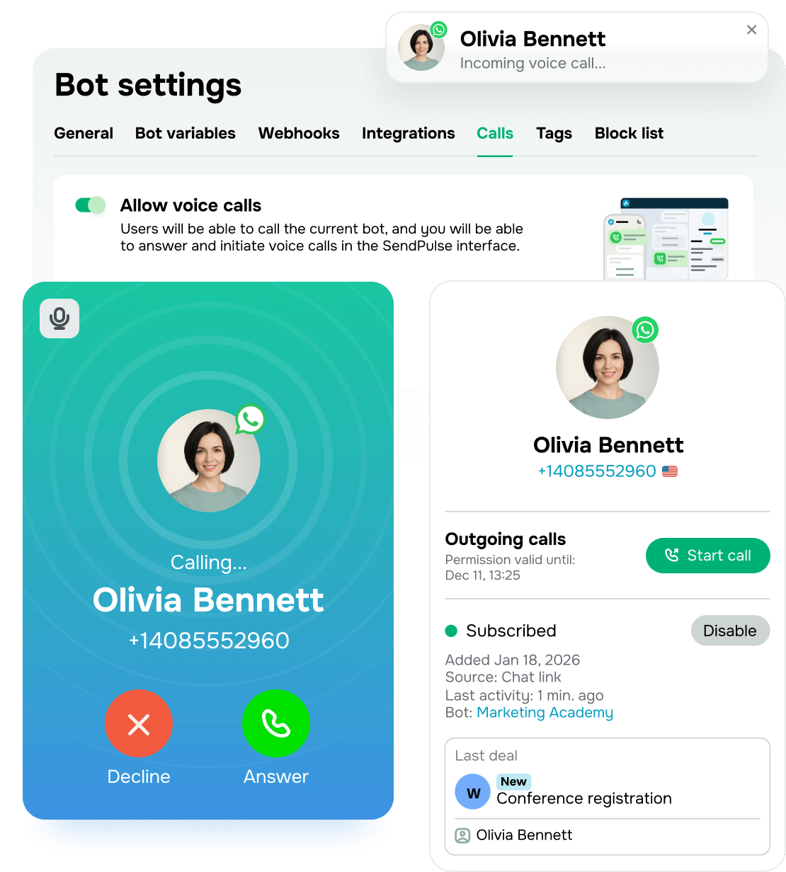 Simplifiez les appels entrants
