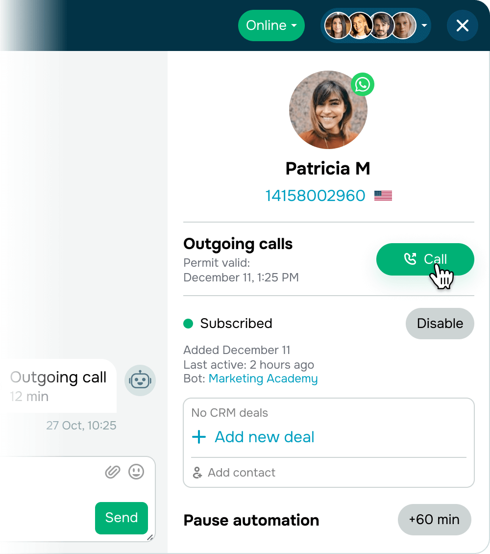 calls 1